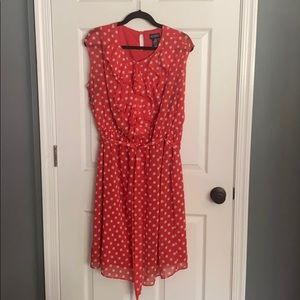 Red Soho Apparel LTD sleeveless polka dot dress